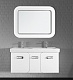 Водолей Мебель для ванной "Астрид 120" белая, с одним ящиком – фотография-13